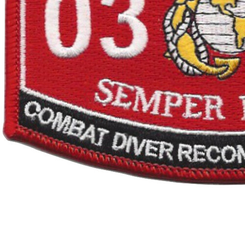 0324 Combat Diver Reconnaissance Man MOS Patch