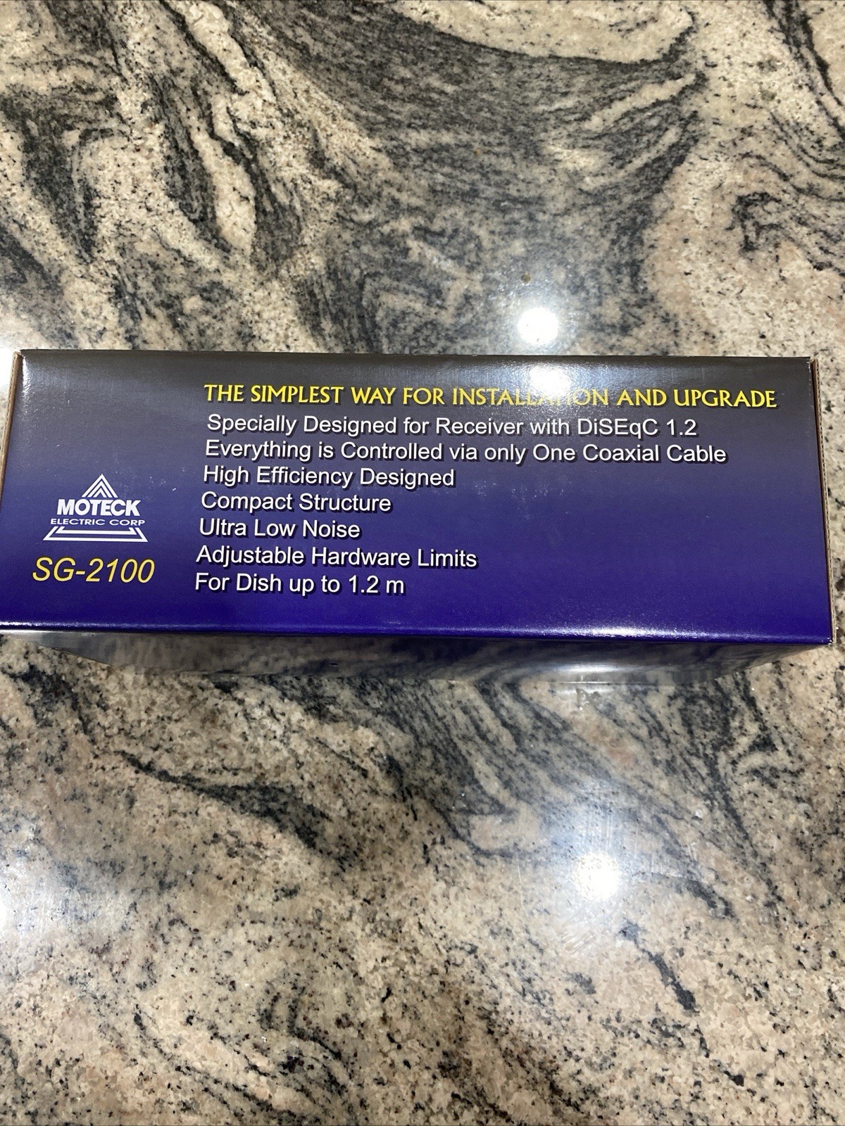 ORIGINAL MOTECK SG-2100 SATELLITE DISH MOTOR HH SG2100 MOTORIZED FREE TO AIR