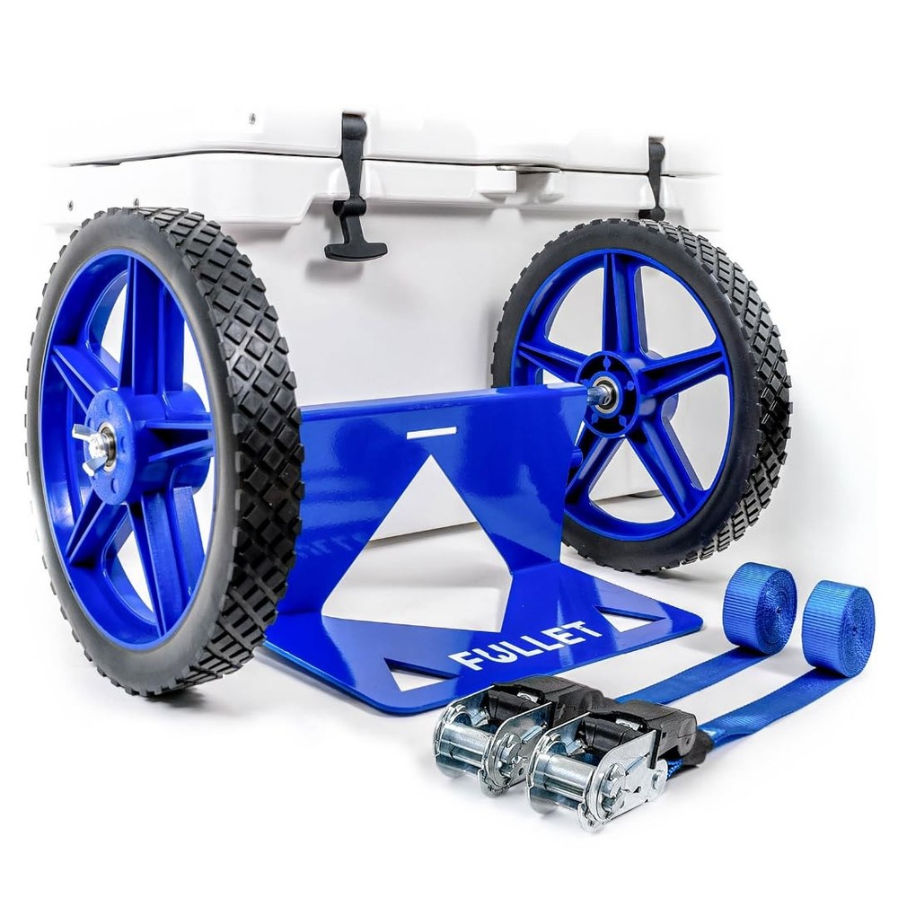 Cooler Wheel Kit for Yeti, RTIC, Igloo - Easy-Install Dolly with Durable Wheels