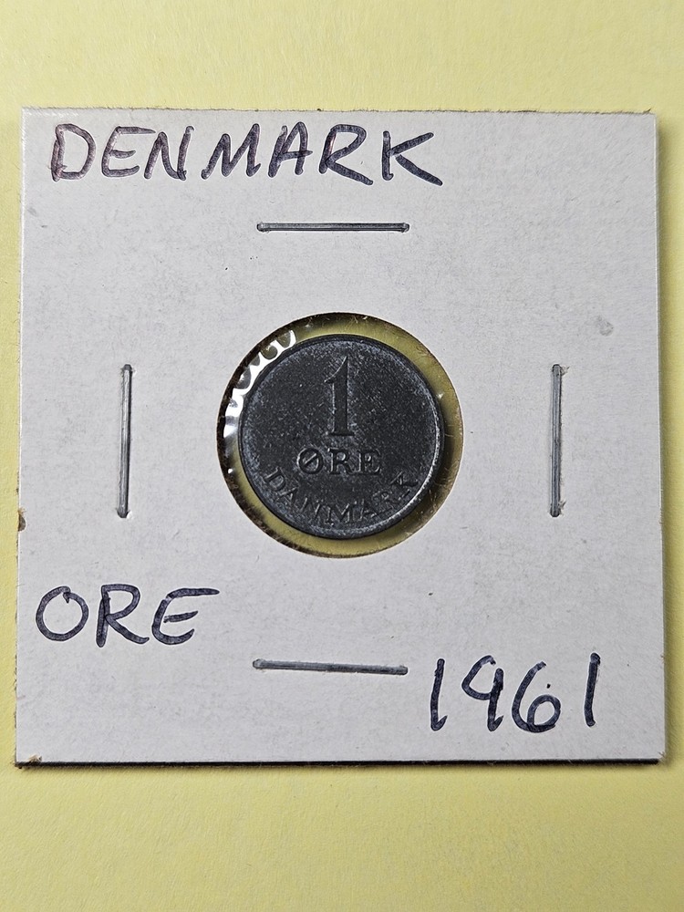 COINS - DENMARK - 1 ORE 1961