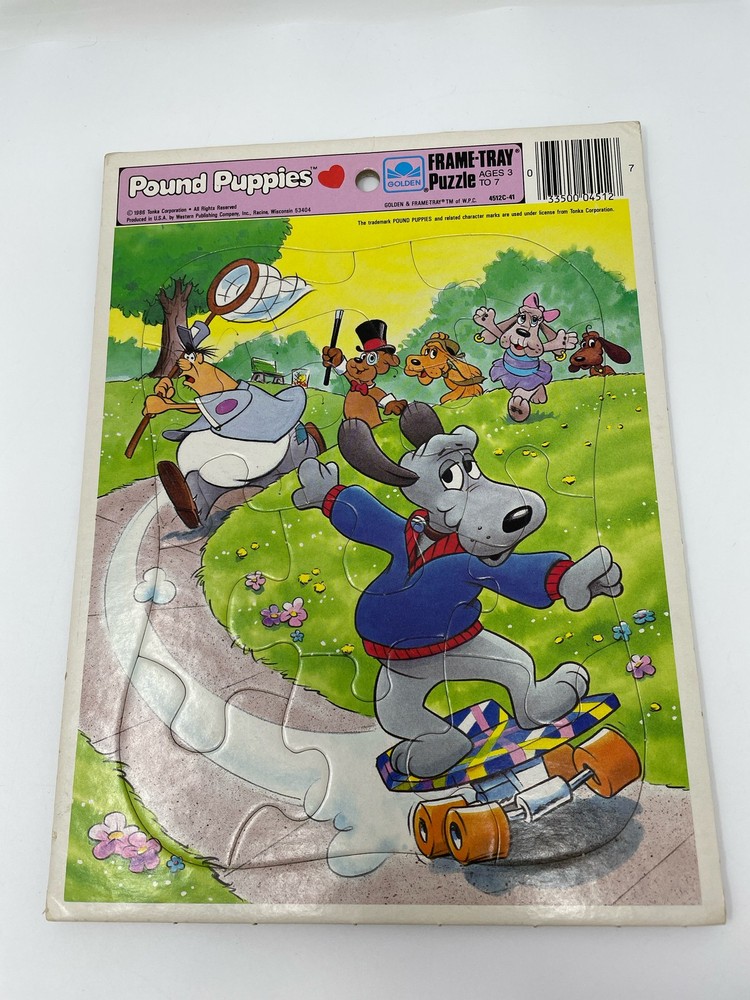Pound Puppies Frame Tray Puzzle
