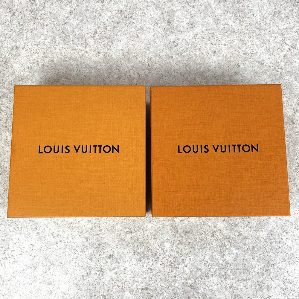 Authentic Louis Vuitton Drawer Style Empty Box 6.5”x 6.5”x 2.5” (2 Boxes)