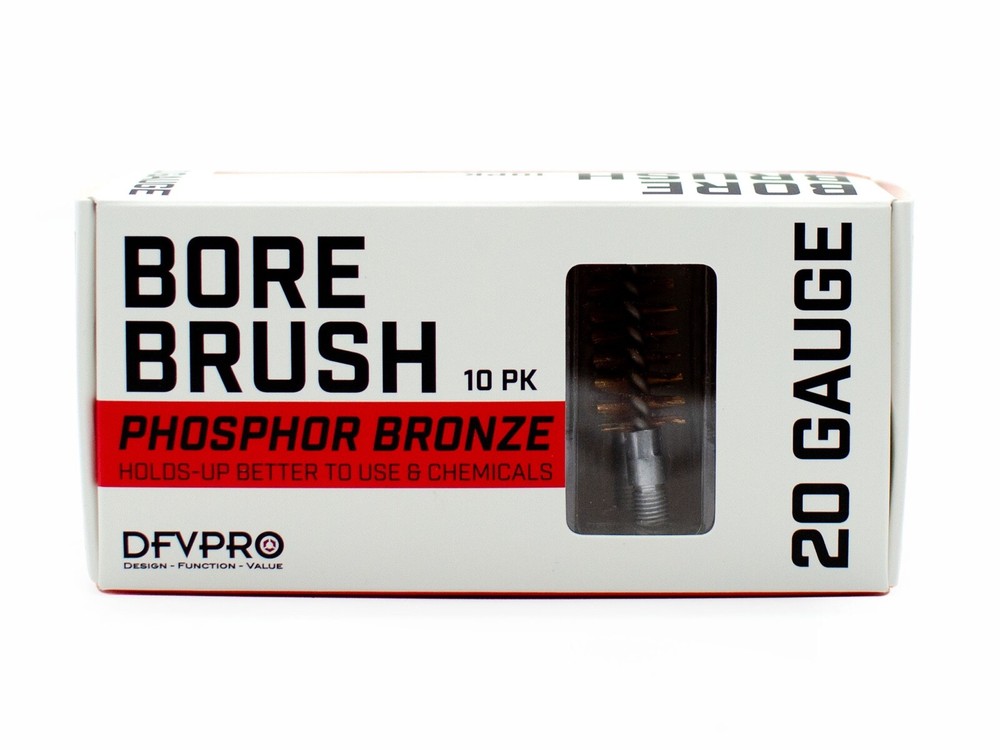 20 Gauge Phosphor Bronze Bore Brushes 10 Pack