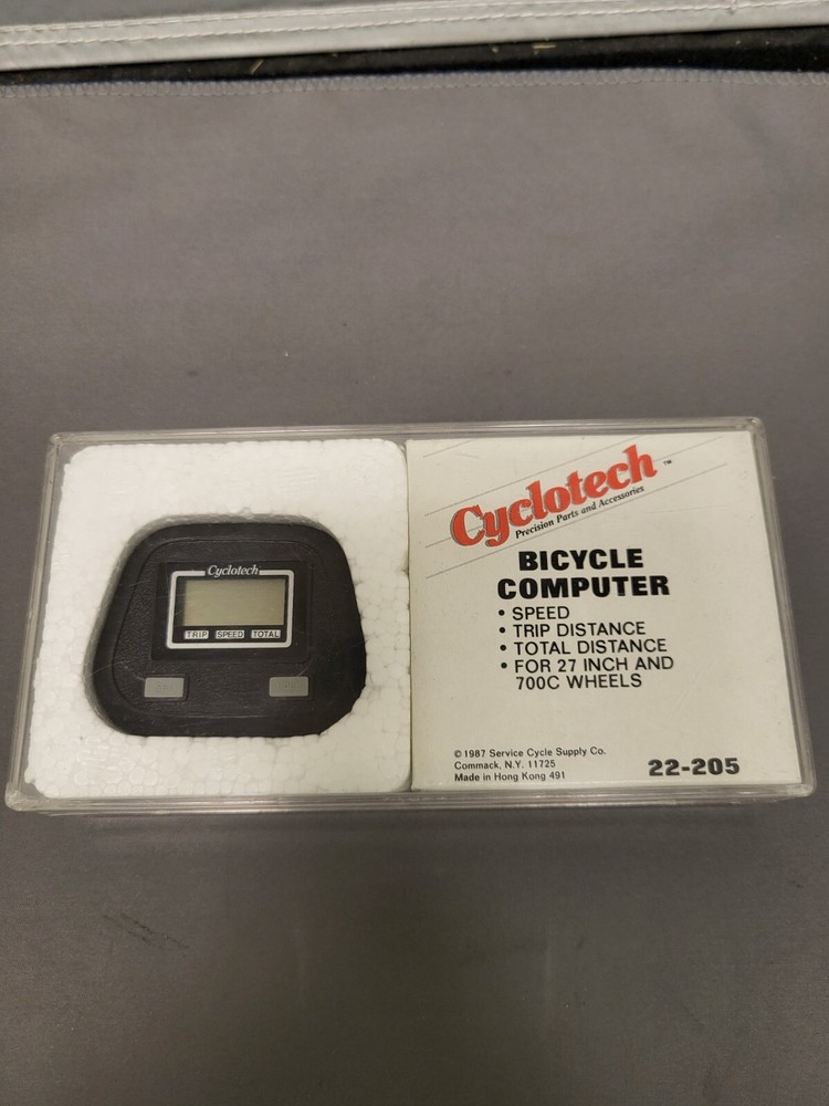 Vintage 1987 Cyclotech Bicycle Computer - 22-205