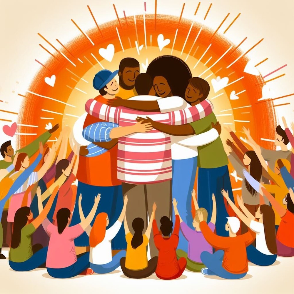 Unique Electronic Hug Sticker (Donate me)