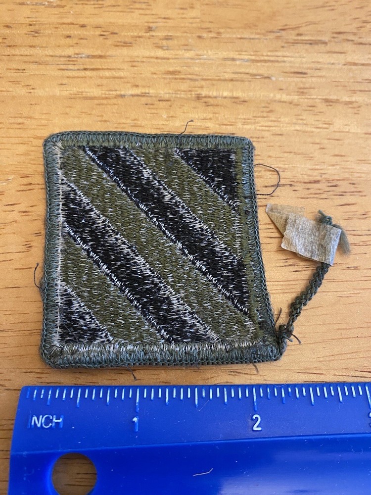 US Army 3rd Infantry Division Patch Subdued INV5619