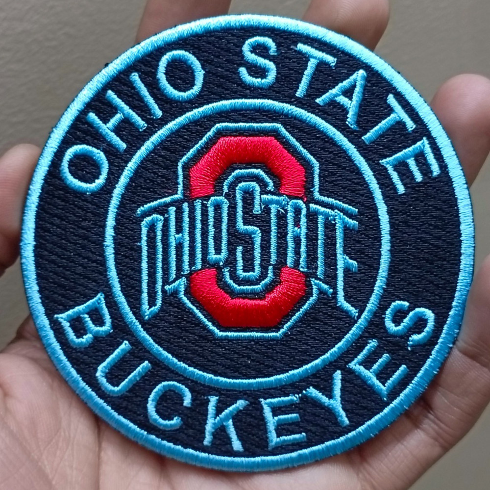 Ohio State Buckeyes Logo Iron On Patch - Sew Patch - Embroidered Patch 3.7"