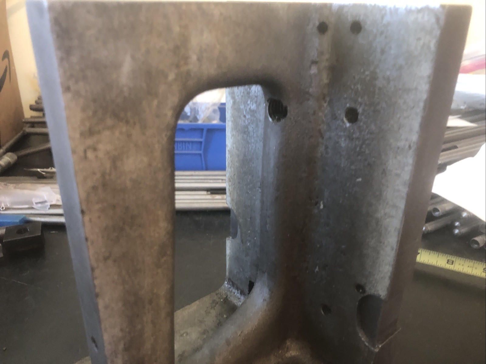 Iron Angle Plate 8”x 5”x 4 1/2” Right Angle Plate No Mfg Name Machinist Tooling