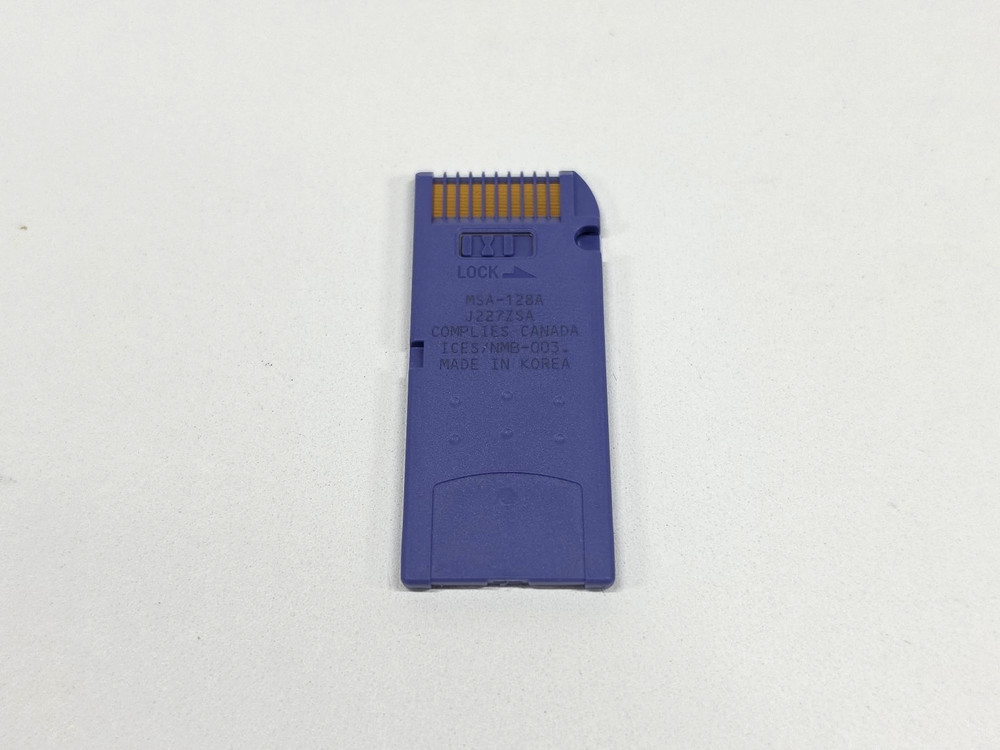 Sony Memory Stick 128MB MSA-128A Genuine Camera Memory Card
