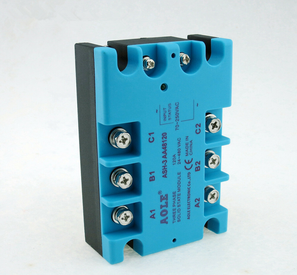 TSR-120AA-H three-phase solid state relay 120A AC control AC ASH-3 AA48120
