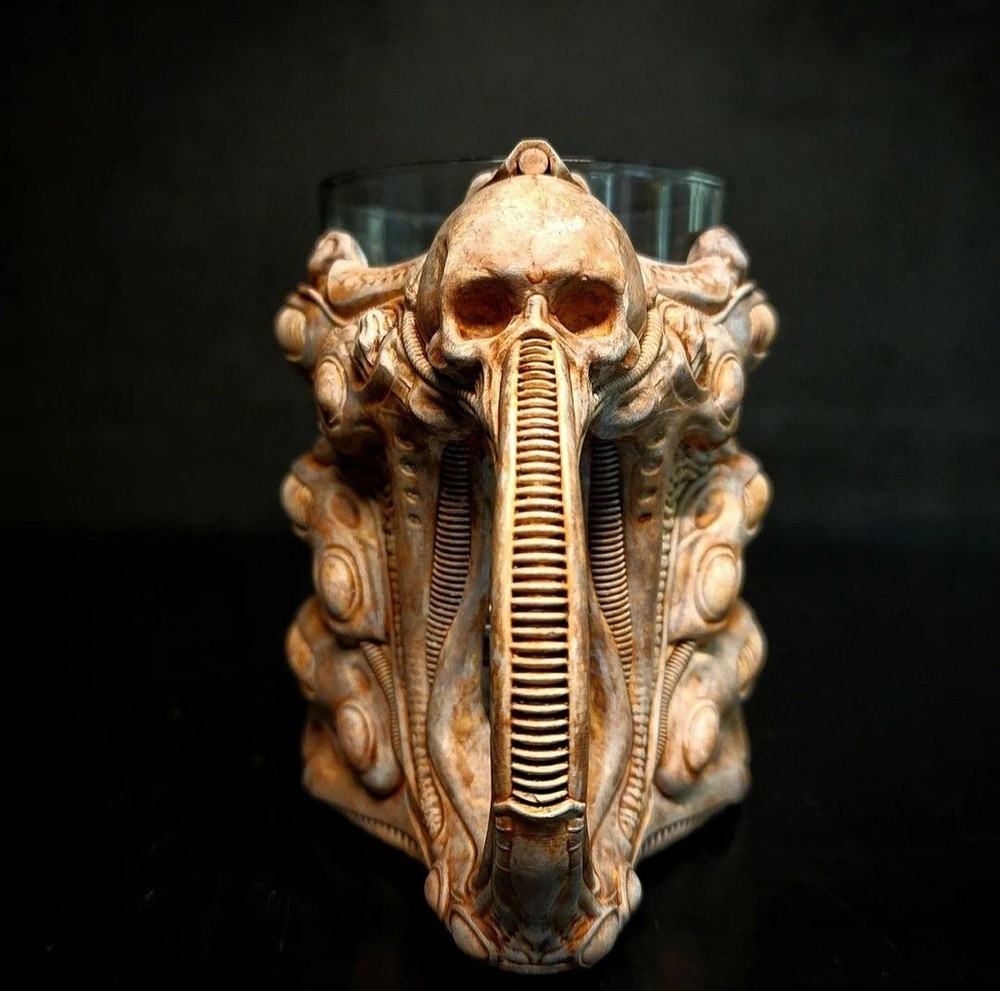 H R Giger Style Engineer Mug