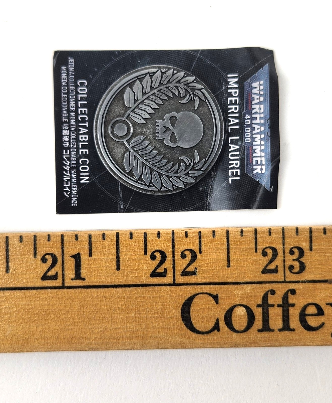 Warhammer 40K Imperial Laurel Collectable Coin Games Workshop