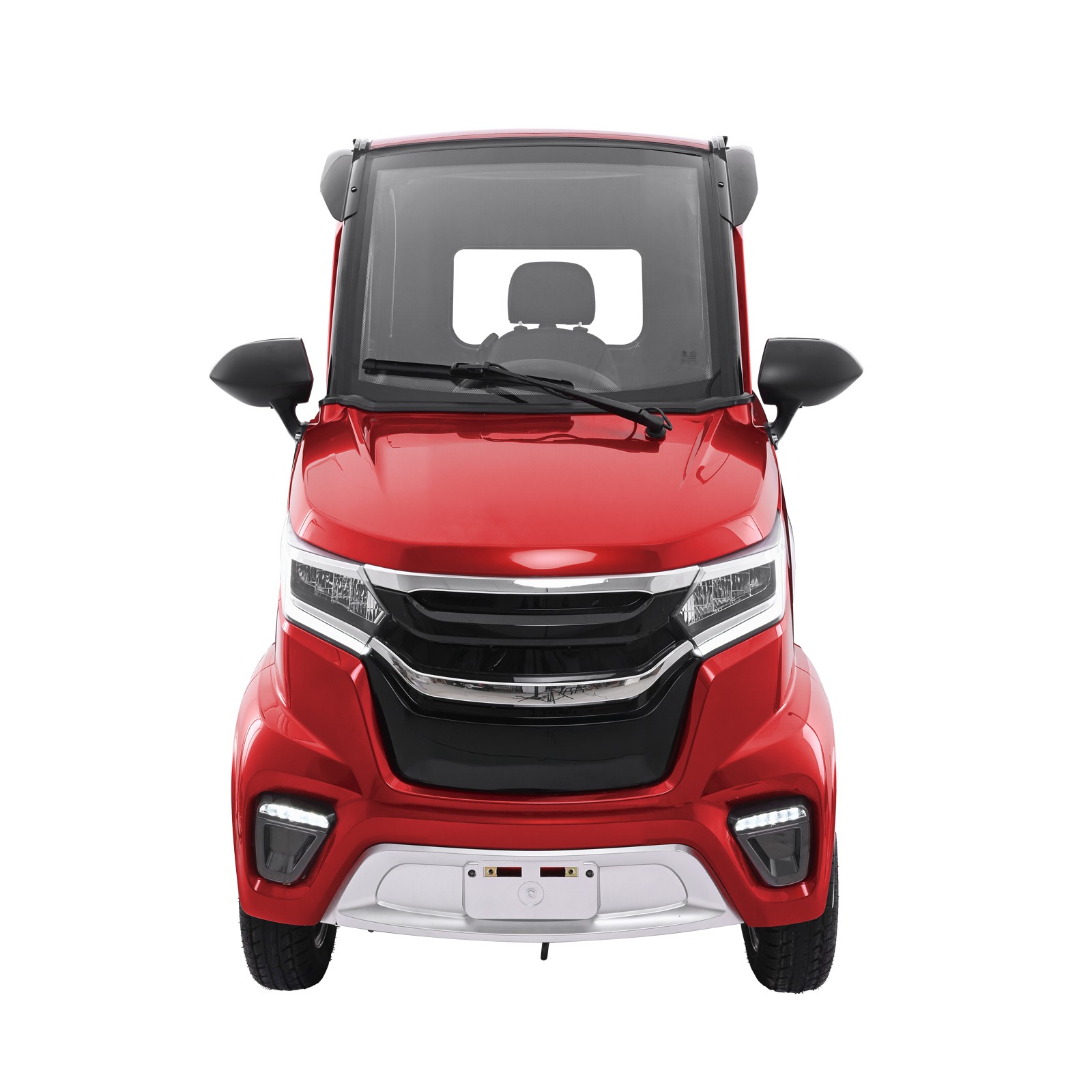 VEVOR 4-Wheel Enclosed Mobility Scooter for Seniors 660lbs Capacity 3-Seater