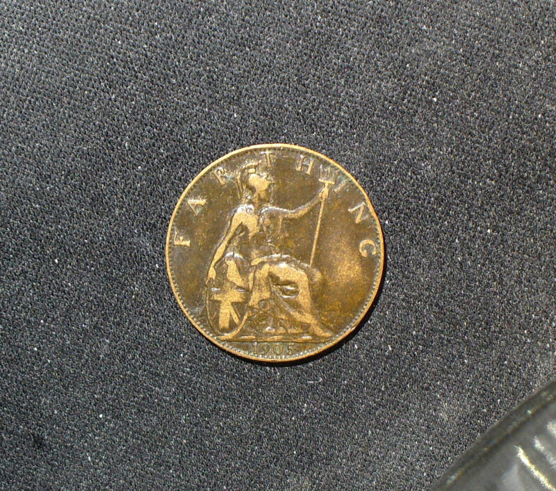 Great Britain 1905 Farthing Bronze Coin