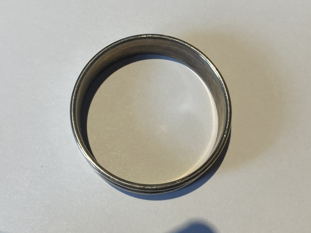 Vintage Sterling Silver Napkin Ring Engraved