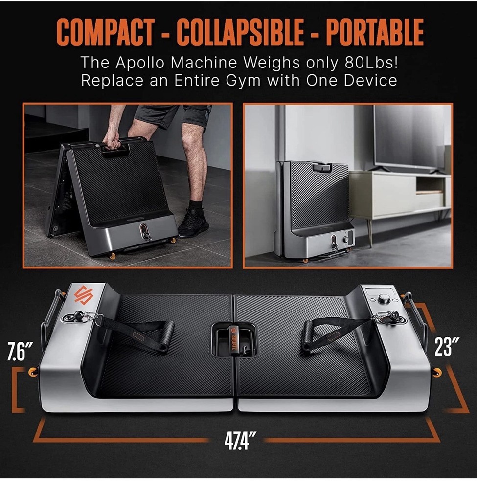 Squatz SQAPOLLO Foldable MultiFunction Apollo Fitness Board Workout Device