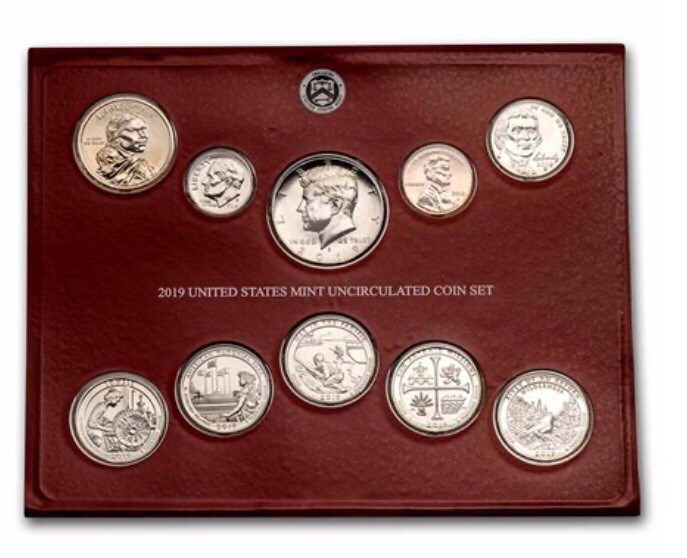 2019 Uncirculated Coin Set U.S Mint OGP COA