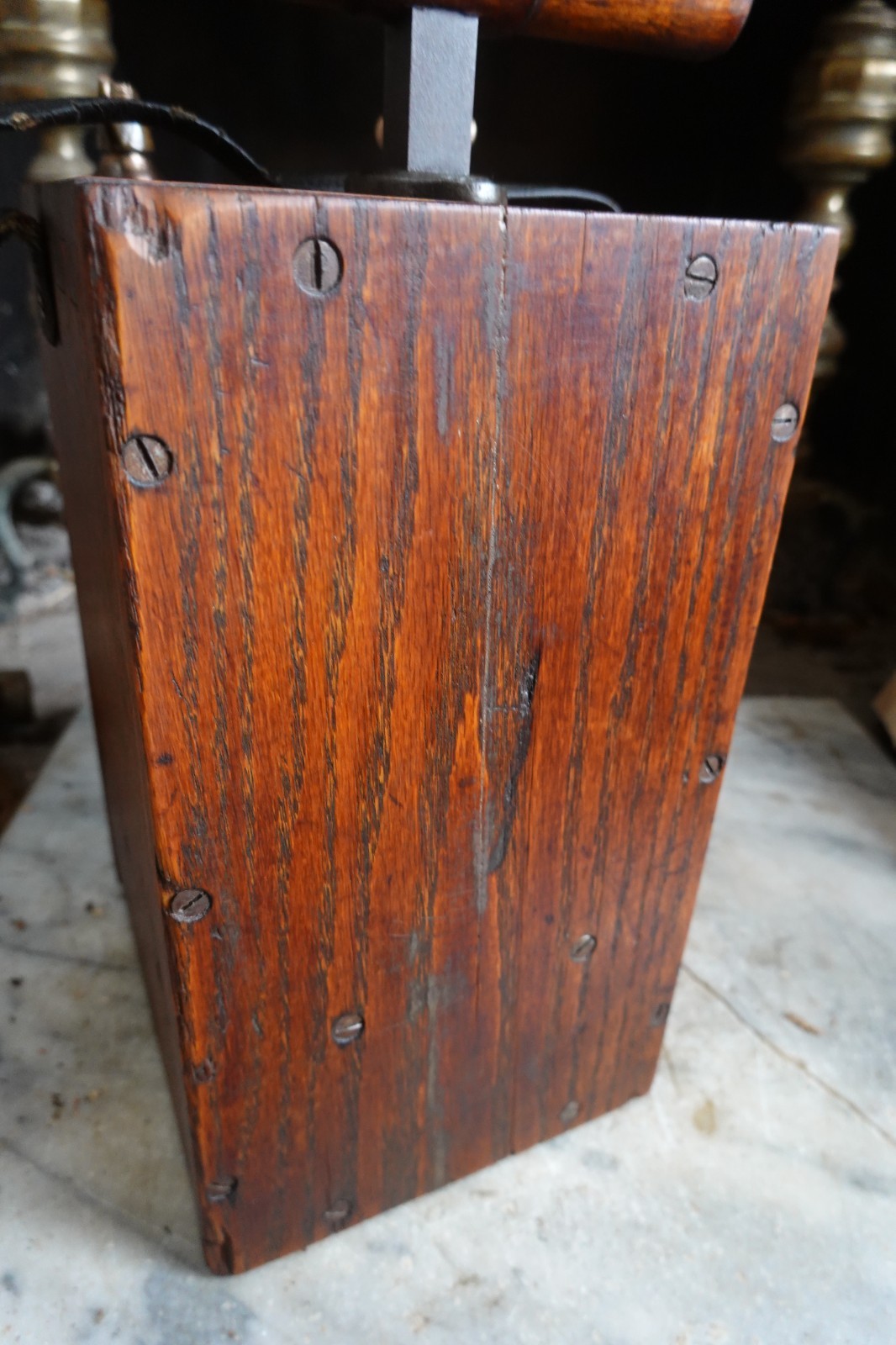 Antique "HERCULES" 30 CAP BLASTING MACHINE Dynamite Detonator Plunger Box