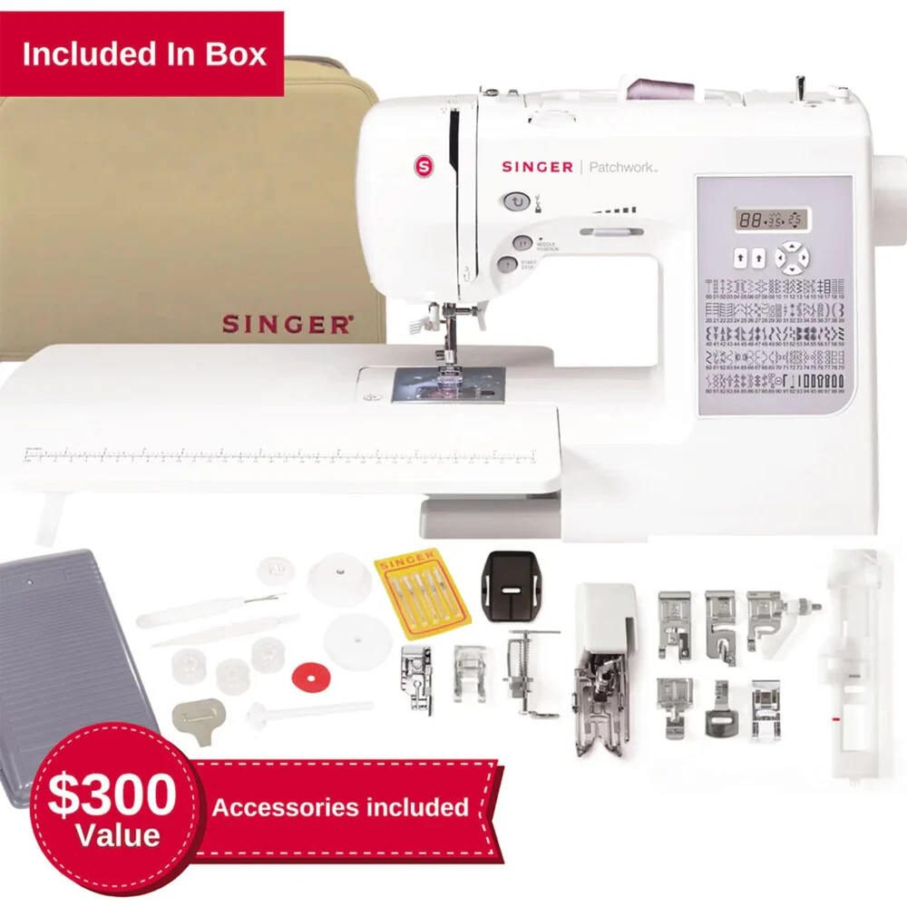 Singer Patchwork 7285Q Sewing and Quilting Machine with Extension Table