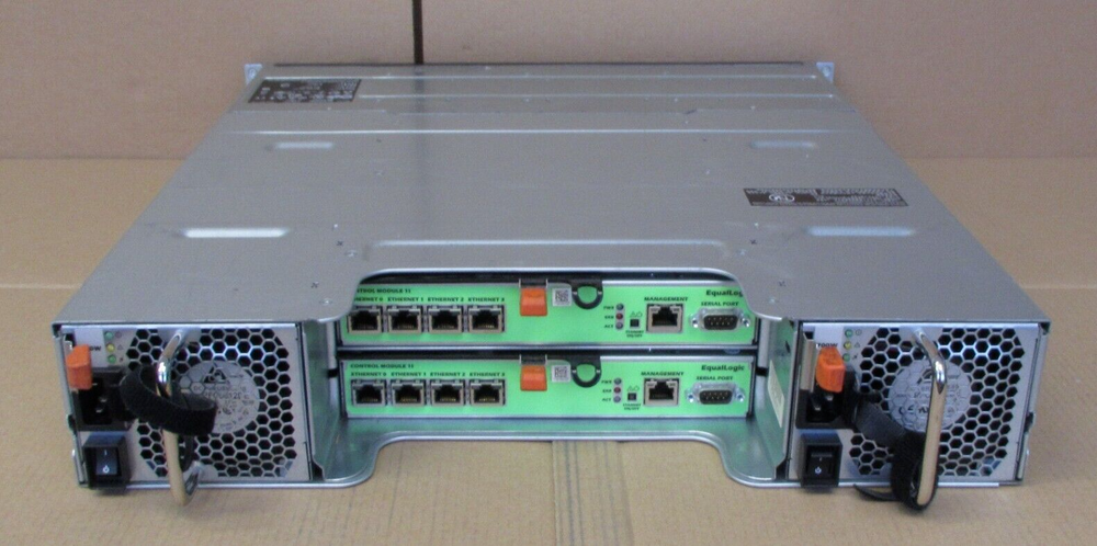 Dell EqualLogic PS6100X iSCSI SAN Storage Array 3.5TB HDD 2x Type 11 Controller