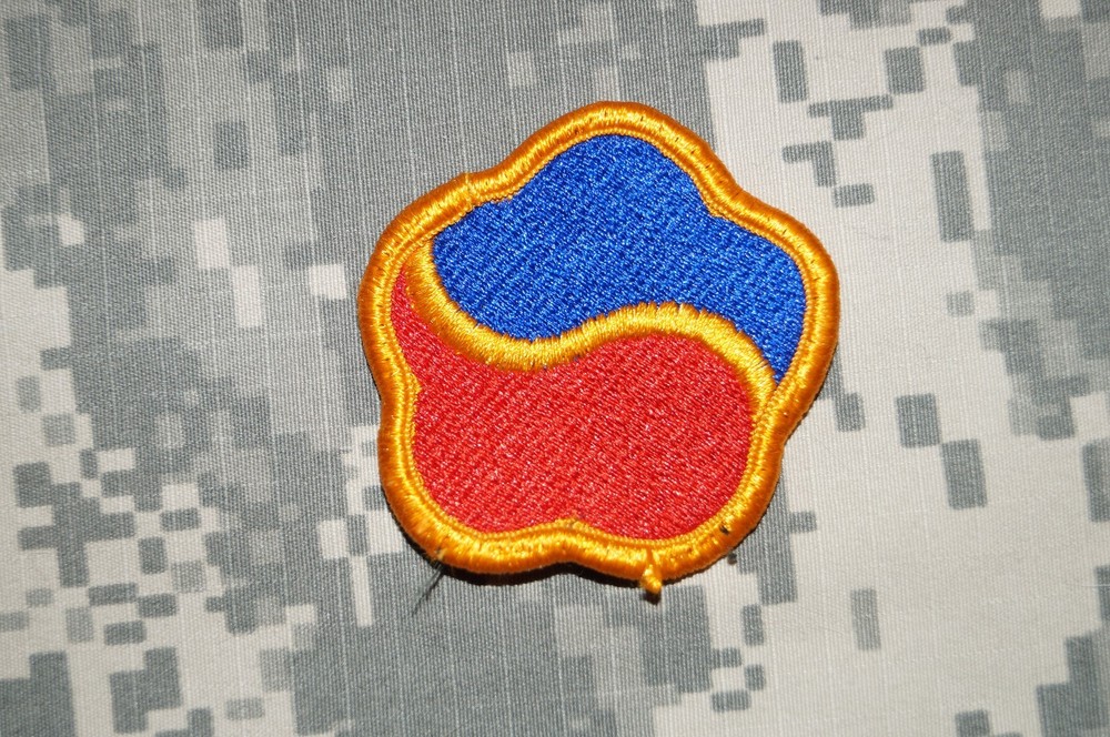 Authentic RARE US Army 19th Support Command Color Dress Military Patch
