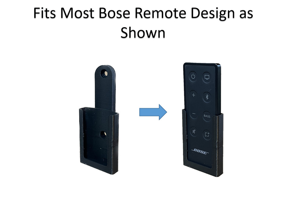 Bose Speaker Soundbar Remote Wall Mount Holder Compatible with Bose