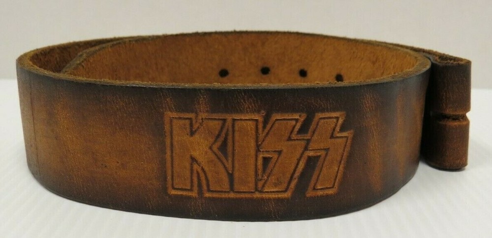 KISS VINTAGE 1970'S LEATHER BELT