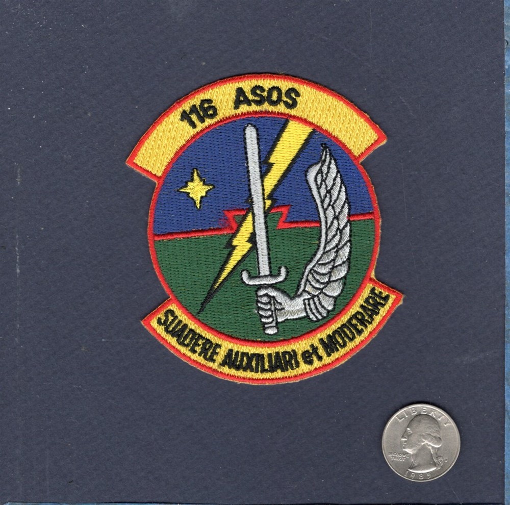 116th ASOS Air Support Operations Squadron WA ANG USAF Patch