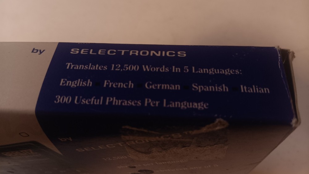 Berlitz Interpreter by Selectronics TR500 Five Language Translator Untested