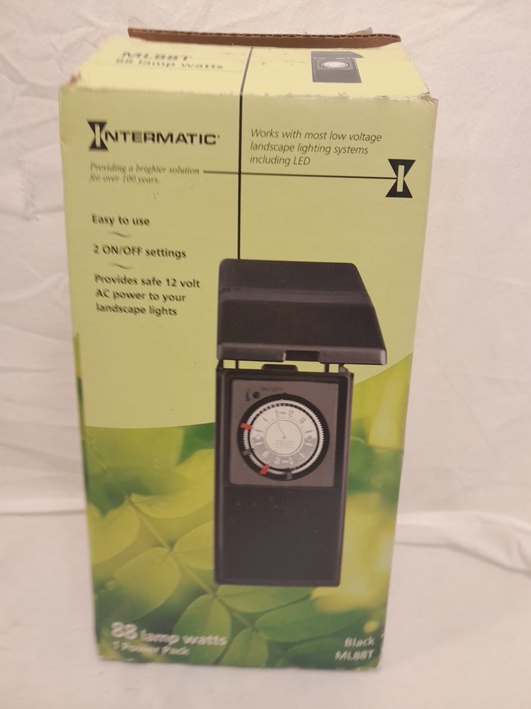 Intermatic ML88T 12V Lighting Transformer Timer 88 Watts