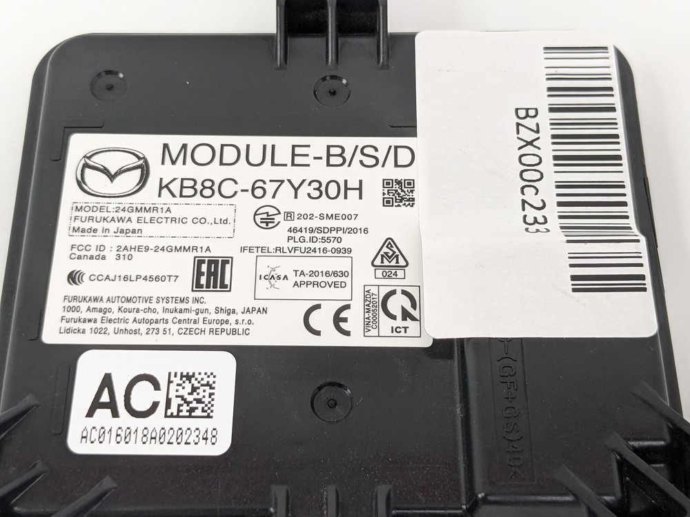 2017 2019 Mazda CX-5 Blind Spot Sensor Control Module KB8C-67Y30H