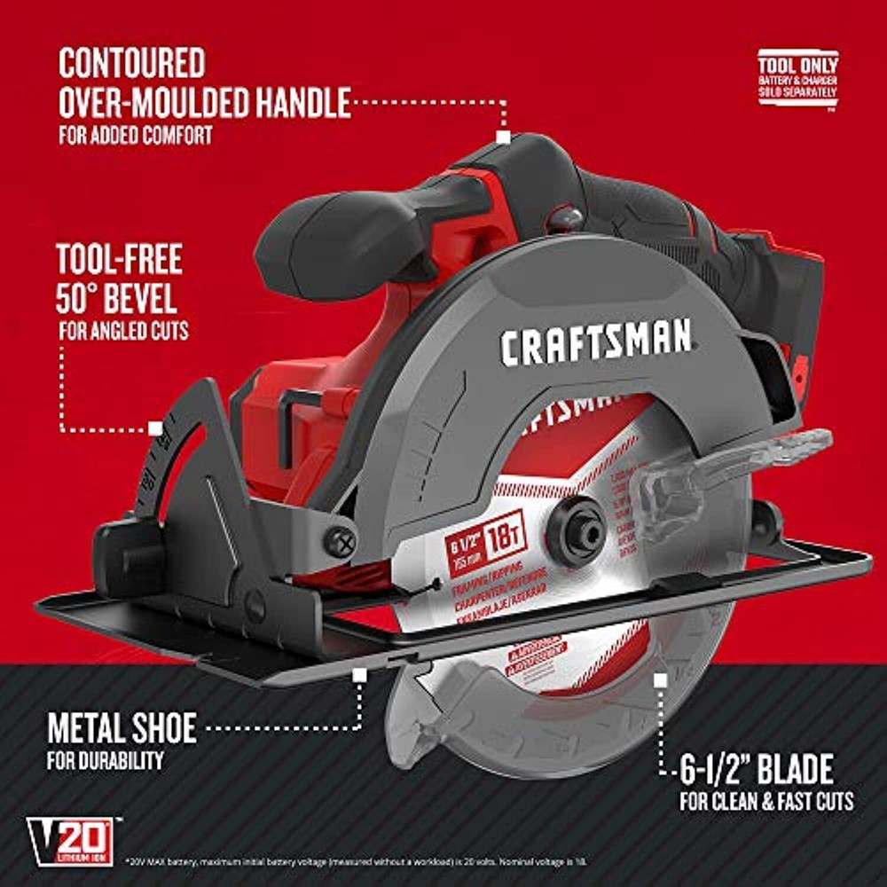 CRAFTSMAN V20* Cordless Drill Combo Kit, 7 Tool (CMCK700D2)