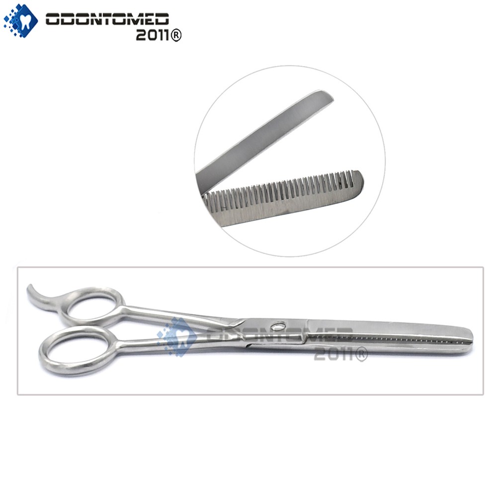5.5" Hair Cutting Thinning Prof. Scissors Barber Shears - Single Side Teeth