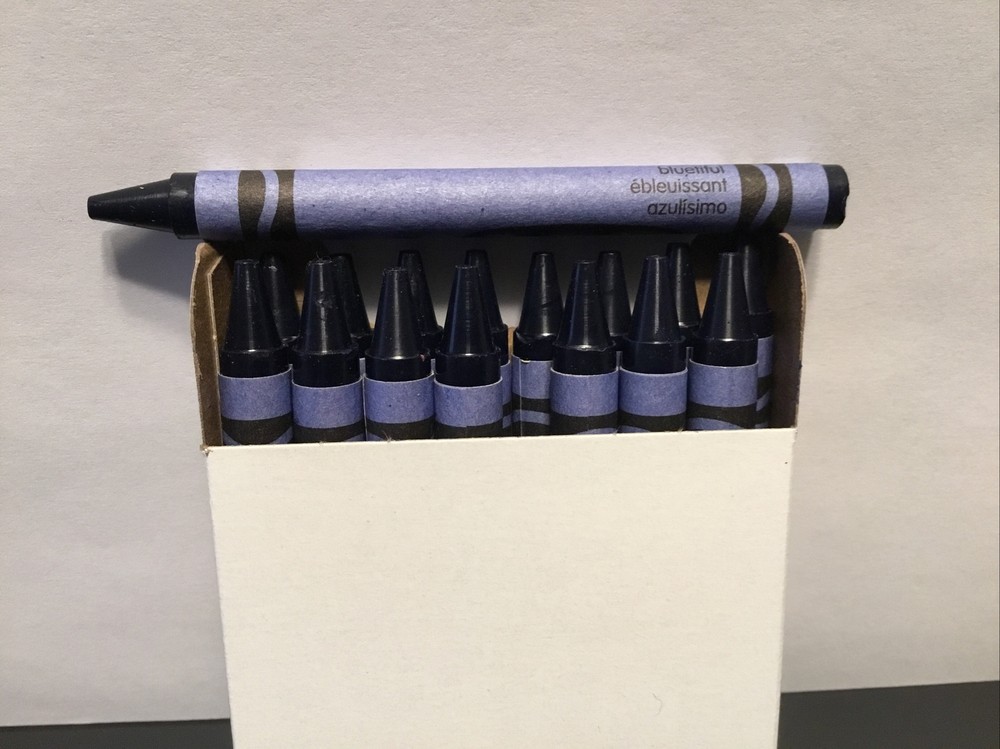 (16) Crayola Crayons (bluetiful) BULK