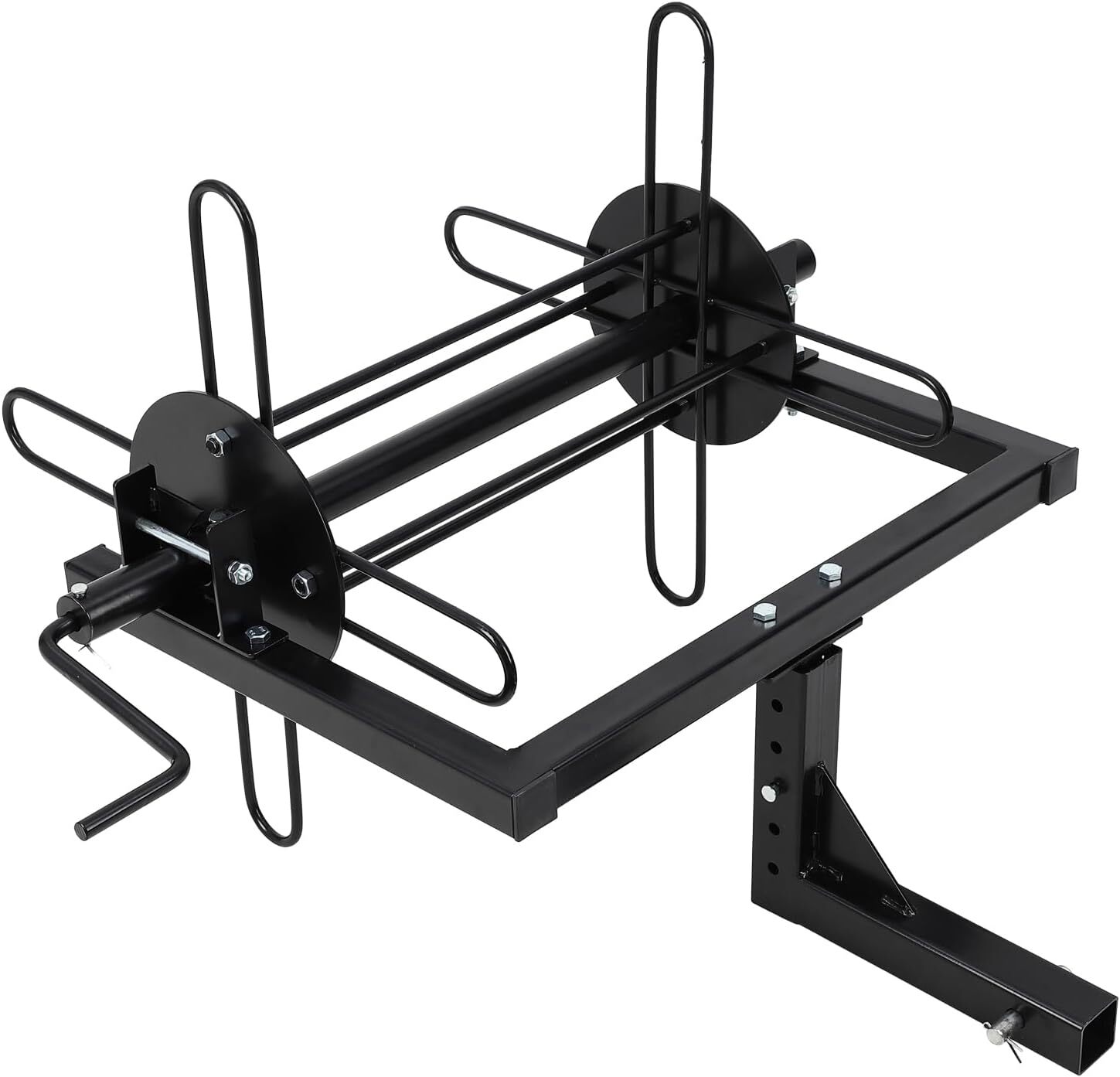 Barbed Wire Unroller Wire Spreader Bolt-On ATV Adaptor with 2" Receiver Hitch US