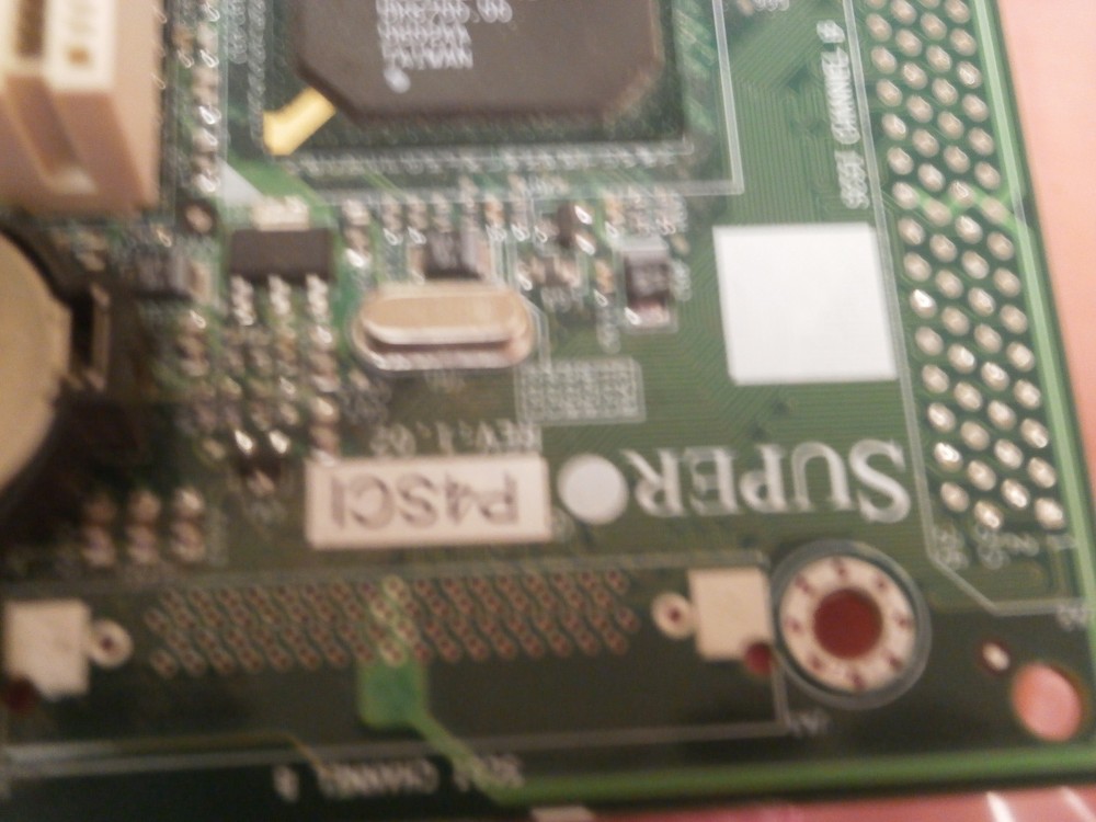 P4SCI: Super Micro socket 478 server board, 3GHZ, 2 SATA CONTROLLERS, 1GIG