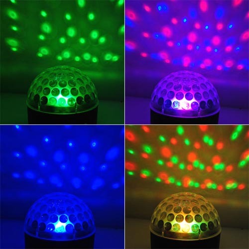 RGB Strobe Light Effect Multicolor Disco Lamp USB Remote Control