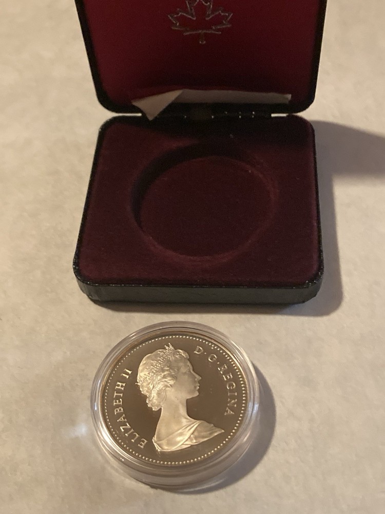 1981 Royal Canadian Mint Train Silver Proof w/ Box