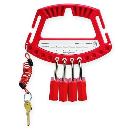 Master Lock S125 Padlock Station, Unfilled, 1 Component