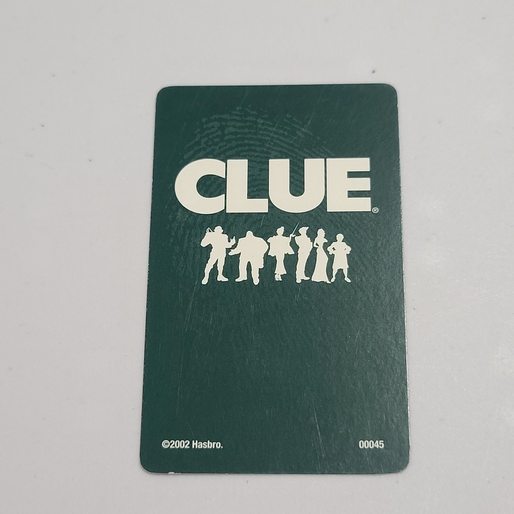 Clue 2002 Weapon Card Rope Replacement Piece