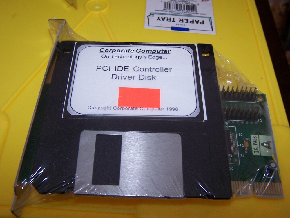 PCI IDE Controller with Driver Disk - New Sealed in shrinkwrap
