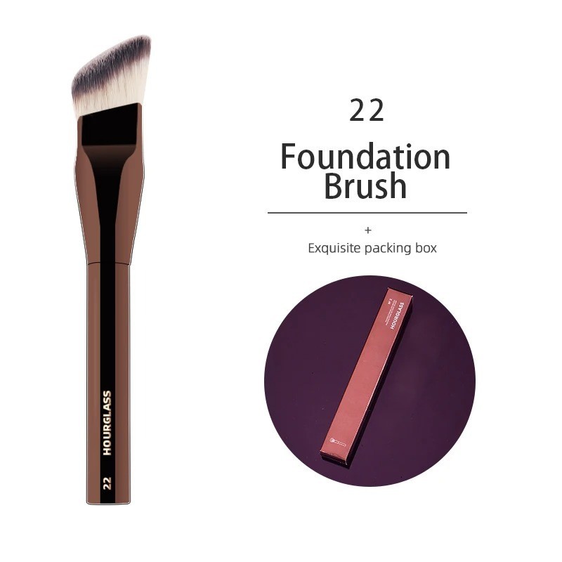 HOURGLASS Angled Liquid Foundation Brushes Make Up Tool-022