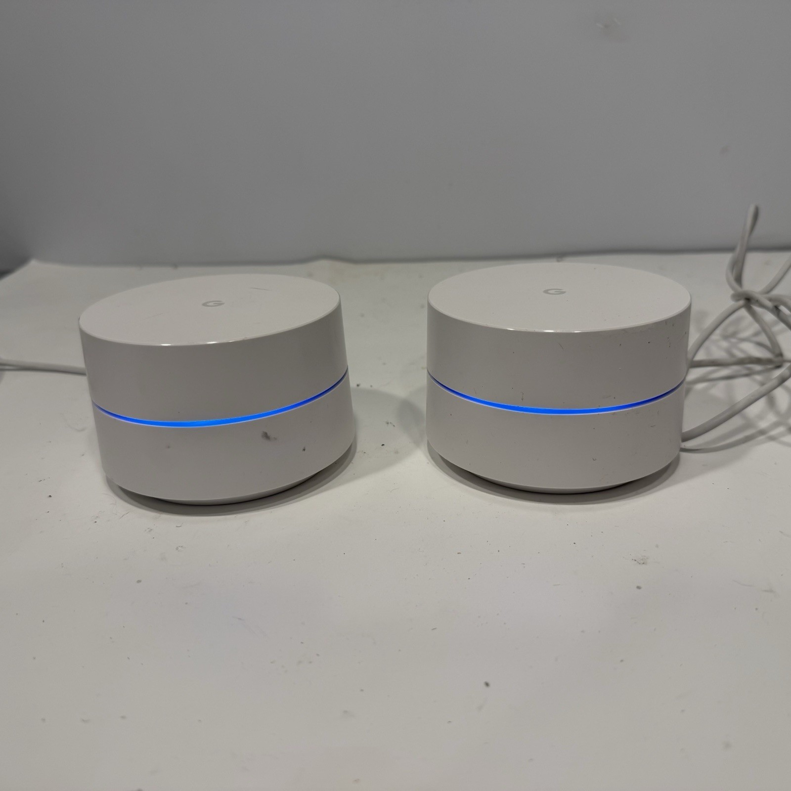 Google Wifi Mesh Router AC1304 Dual Band System Lot of 2 Factory Reset