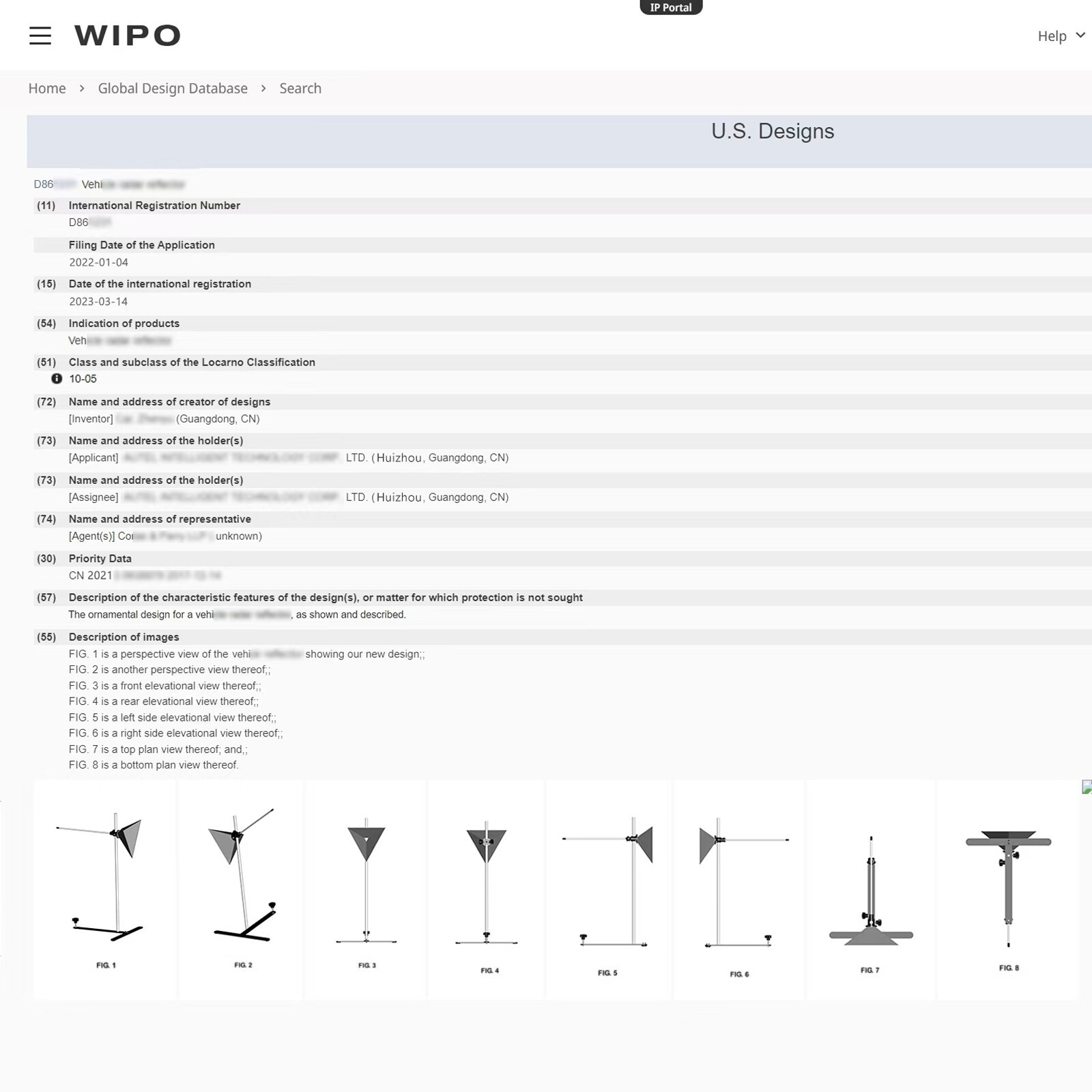 ADAS Radar Aiming Target Reflector Calibration Tool for Honda Toyota-Medium Size