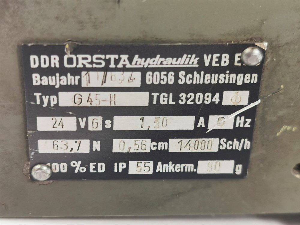 ORSTA TGL 26223/60 Directional Control Valve