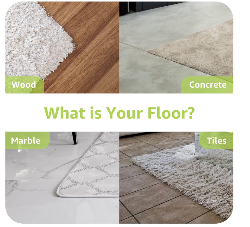 Rabenda 12 Pcs Grippers for Rugs, Non Slip Rug Pads for Hardwood Floors - NEW