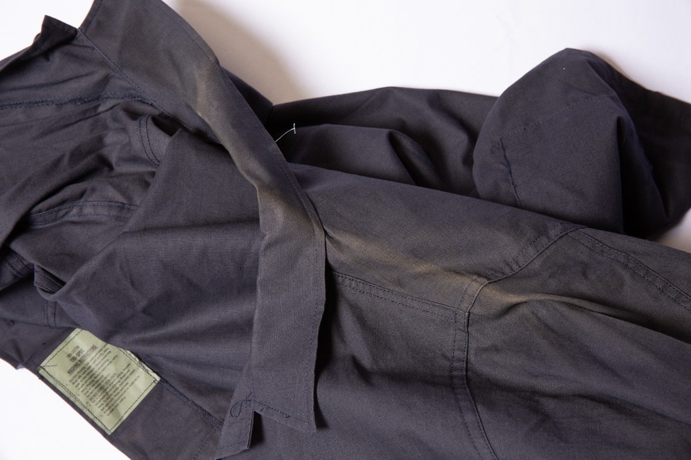 Tru-Spec BDU Coat Tactical Jacket Black Extra Small Long