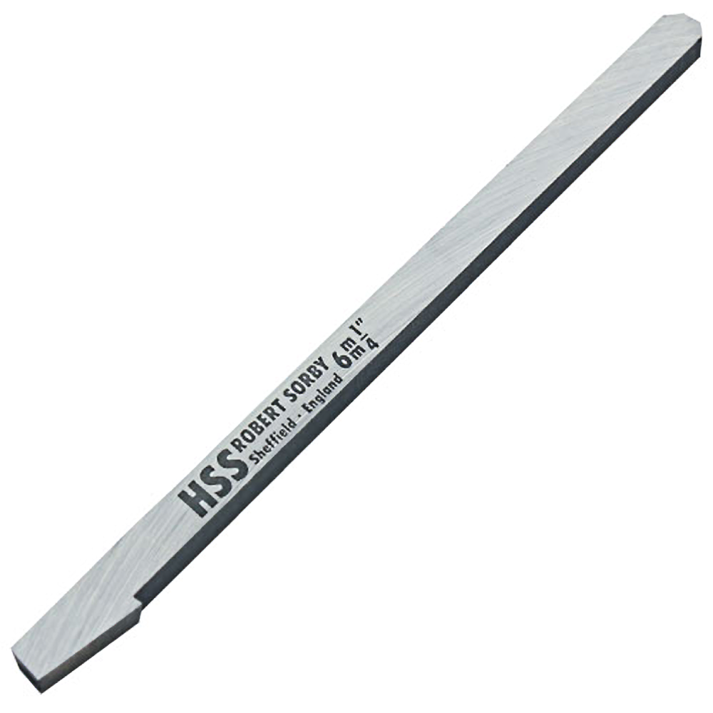 Robert Sorby #888/12 1/4" Micro Tool Diamond Undercut Scraper Blade