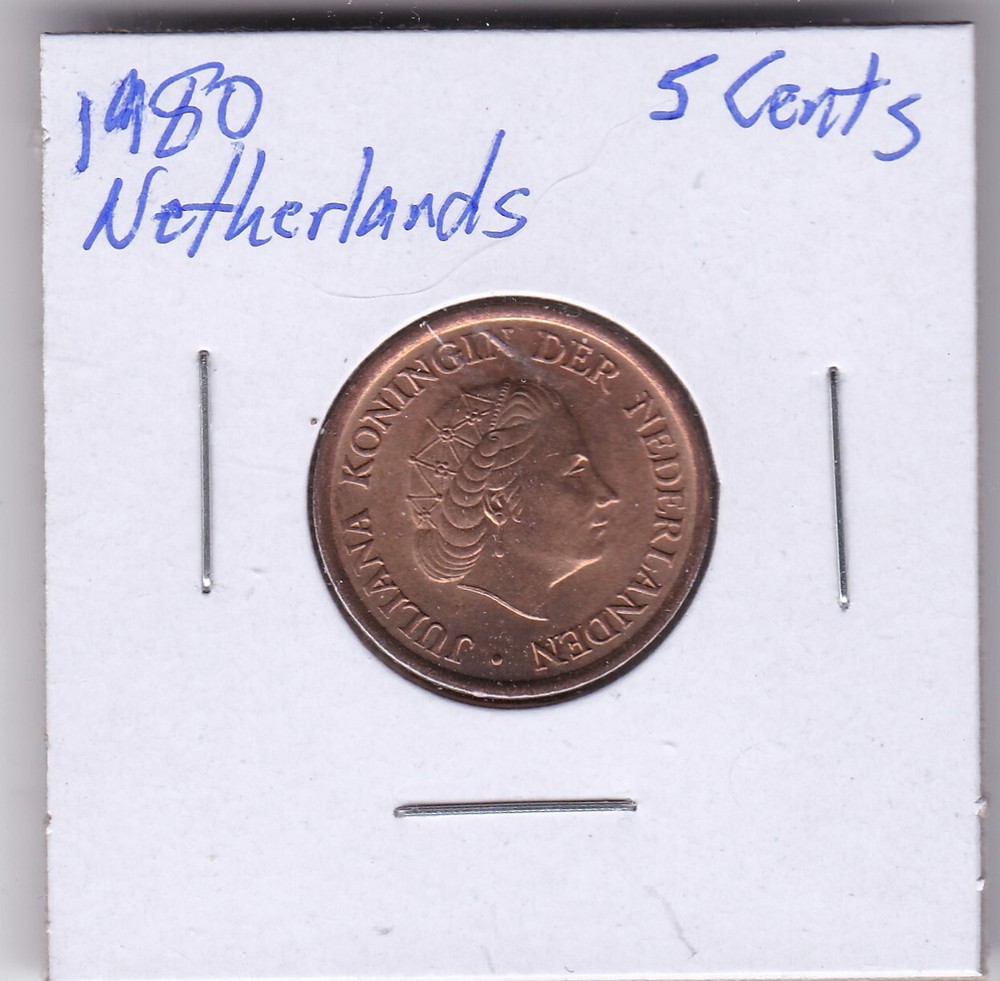 1980 Netherlands 5 Cent