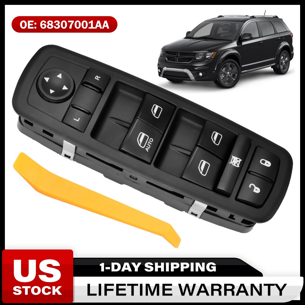 For Dodge Journey 2017-2019 Master Window Switch Driver Door Left 68307001AA